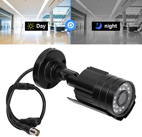 1080P Säkerhetskamera Analog CCTV-kamera 4 i 1 övervakningskamera 3,6 Mm Lins Infraröd Nattseende Vattentät för Utomhus Inomhus (KOMPIS)