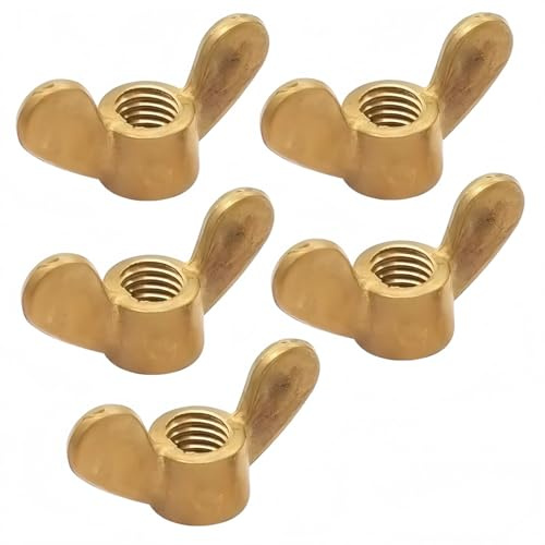 Rummyluck M8 Dadi a Farfalla in Ottone Dadi ad Alette (5 Pezzi)