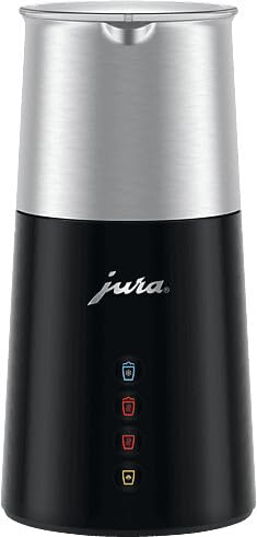 Jura Elektrisk mjölkskummare, varm & kall funktion, svart/silver, modell 24331, för varma och kalla mjölkdrycker