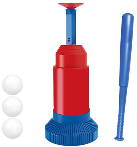 Tressify Macchina automatica da baseball per bambini, include mazza e palle, blu