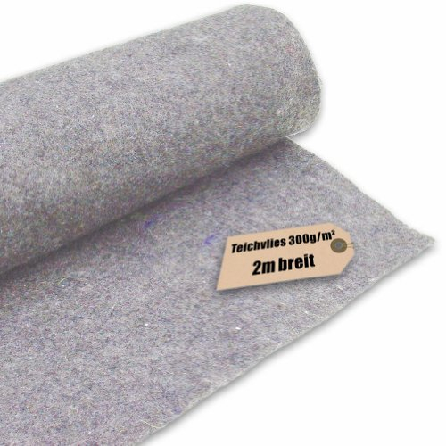 Teichvlies 300g /qm - 150qm in 2m Breite