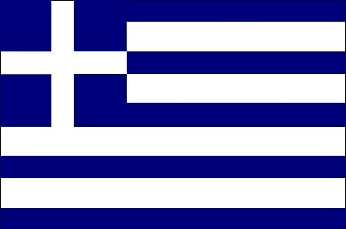Planete Supporter Drapeau Grèce - 150 x 90 cm (Uniquement chez Le Vendeur 100% Conforme à l'image)