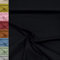 MAGAM-Stoffe Dylan weicher Canvas Baumwollstoff Kleidung Polsterstoff Meterware 50cm (15 Schwarz)