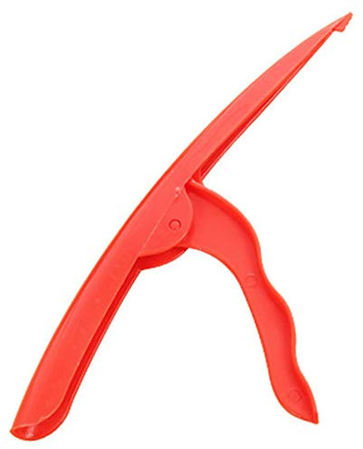 TOSSPER 1pc Plastic Shrimp Peelers Household Prawn Deveiner and Cleaner Portable Seafood Shell Peeler Kitchen Tools for Lobster, Crawfish, Prawn, Red