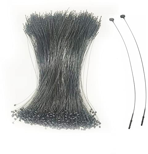 Hezhou 2000Stk Sicherheitsfäden (230 mm) Sicherheitsfäden für Etiketten Kabelbinder Sicherheitsfäden Loop Pins für Kleidung andere Produktetiketten Loop Pins Kunststoff (Schwarz)