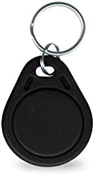 HUXGO Modell HXA67R B RFID Schlüsselanhänger kompatibel mit HUXGO Funkalarmanlagen einfache Steuerung handlich schwarz