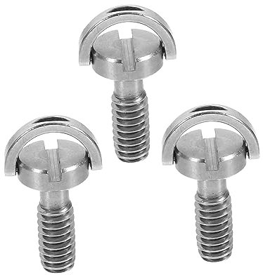 LAPYAPPE 3pièces Vis INOX Prolongée pour Appareil Photo Lot de Montage Rapide sur Trépied Monopode Plaque De Dégagement Rapide Compatible Tête Accessoires