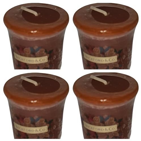 Wickford & Co Gingerbread Small Votive Christmas Candle Pack of 4