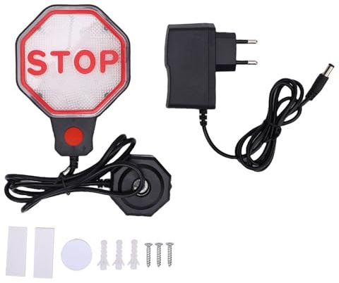 Acouto Segnale di Stop Regolabile con Sensore di Parcheggio per Garage a LED per Auto, Camion, SUV, Veicoli, Assistente di Parcheggio, Display in Rosso, Giallo, Verde, Segnale di Stop