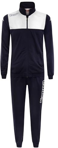 Kappa Alfon, Tuta Da Ginnastica Bambine E Ragazze, Blue Marine White, XL