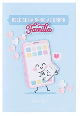 Mr. Wonderful Postal - Bebé se ha unido al grupo Familia