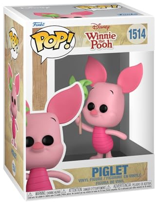Funko POP! Disney: WTP - Piglet - Winnie the Pooh - Vinylfigur för samlare - Presentidé - Officiell Merchandise - Leksaker för barn och vuxna - TV-fans - Modellfigur för samlare och utställning