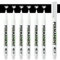 Andibro 6 Stück Acryl Weiß Marker Stifte, 1 mm Stiftspitze Permanent Wasserfest Schnell Trocknend Stift Set für Kunstprojekte Zeichnen Felsmalerei Stein Holz Metall Leinwand DIY Handwerk