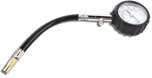 Tire Pressure Gauge, 0-100 PSI Tire Pressure Meter Tester with Flexible Tube Heavy Duty Accurate Tyre Pressures Meter Tool for Car Truck Motorcycle