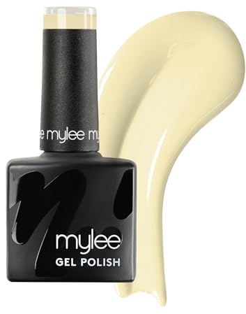 Mylee Gel Nail Polish 8ml [Lemonade] - UV/LED Soak-Off Nail Art Manicure Pedicure for Professional, Salon & Home Use [Yellow/Orange Range] - Long Lasting & Easy to Apply