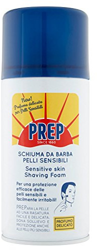 Prep Schiuma da Barba Sensitive Viso Pelle Sensibile Uomo - 300 ml