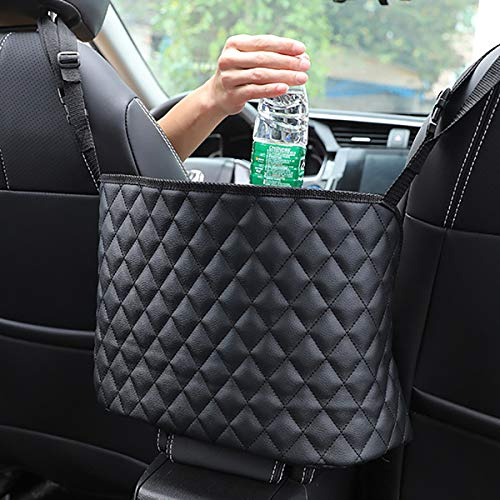 ANLEM Car Net Pocket Handbag Holder, Organisateur de siège de voiture pour enfants, organiseur de voiture et poche pour ranger des documents, poche et arrière de la banquette arrière pour enfants