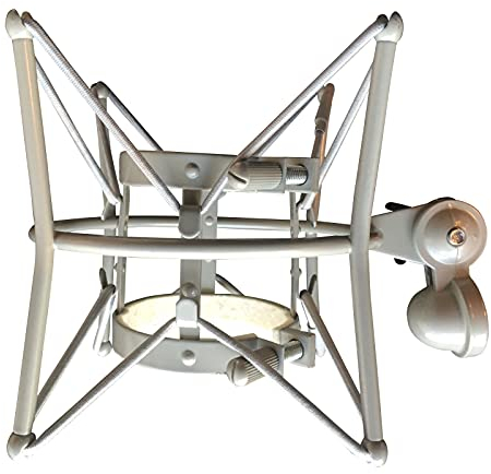 Fame Audio VT-67 Shockmount, Elastischer Mikrofonspinne Halter, Schwingungsreduzierung, Geeignet für 50-57mm Mikrofone