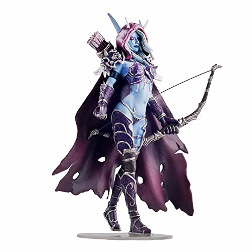 REOZIGN Arthas, Sylvanas Anime Figuren Modell, World of Warcraft PVC Action Cartoon Manga Spiel Figur Modell Statue Spielzeug Sammlerstücke Dekorationen Handwerk Geschenke (Sylvanas 18cm)