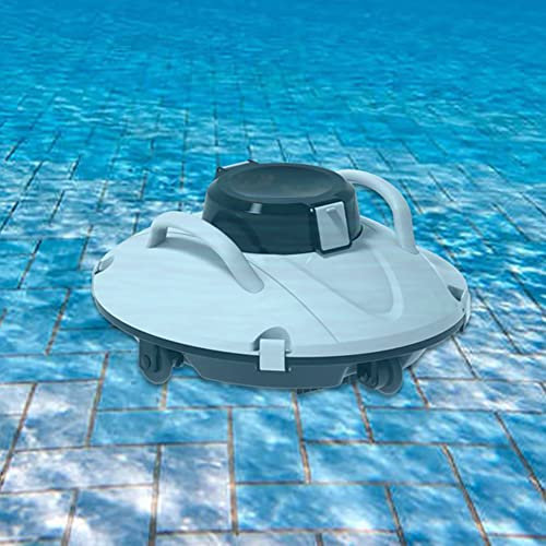 YUNYN Swimming Pool Cleaner Robot, Cordless Automatic Pool Cleaner, Automatic Vacuum Cleaner for Above Ground Pool & Inground Swimming Pool for Above Ground Flat Pool up to 550 Sq.Ft
