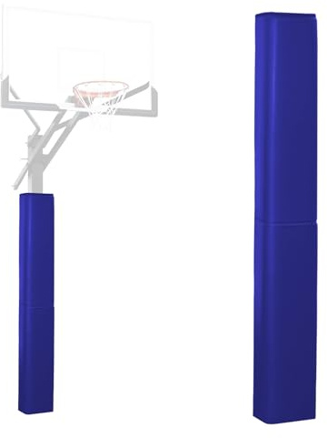 VANCL Heavy-Duty Pole Padding Outdoor Waterproof Durable Basketball Pole Pad Square UV-Resistant Pole Padding for Square Pole for Protection Blue (Fit 5x5 Inch Pole-5 Feet High)…