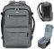 WANDF Handgepäck Rucksack 40x20x25cm für Ryanair Airlines, Untersitz-Reise-Handgepäck-Tasche mit Nassfach, 15,6-Zoll-Laptop-Rucksack für Männer und Frauen (Grau)
