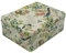 MediMuc Geschenkdose Design Design Sanderson- Liebevoll gestaltete rechteckige Vorratsdose - Motiv Flowers & Birds - Blechdose, Keksdose, Dose - Maße: (L x B x H): 19,5 x 15,4 x 7,5cm