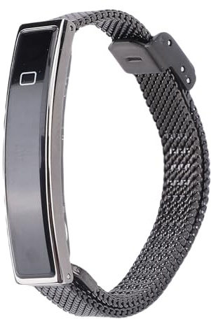 Sxhlseller Bracciale Intelligente per Donna Uomo, Braccialetto Intelligente Supporto Promemoria Chiamate Contapassi, attività Indossabile Fitness Tracker Resistente All'acqua per lo Sport (BLACK)
