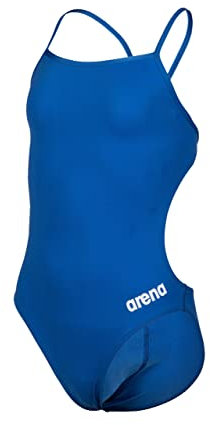Arena Solid Challenge Team Junior Bañador de Una Pieza para Niña, Bañador Deportivo de Secado Rápido, Tejido MaxLife Eco Resistencia al Cloro y Protección UV UPF 50+