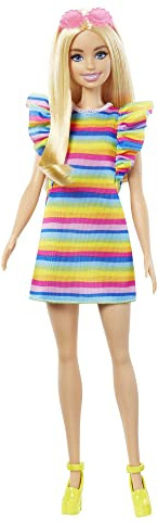 Barbie - Vasca Relax Playset con bambola e cucciolo, con coriandoli di sapone colorati e accessori, Giocattolo per Bambini 3+ Anni, HKT92
