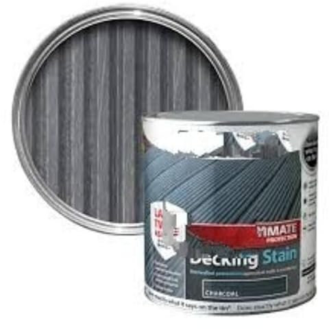 Ronseall. Ultimate Decking Stain Charcoal 2.5L – Durable Weatherproof Wood Stain for Garden Decking