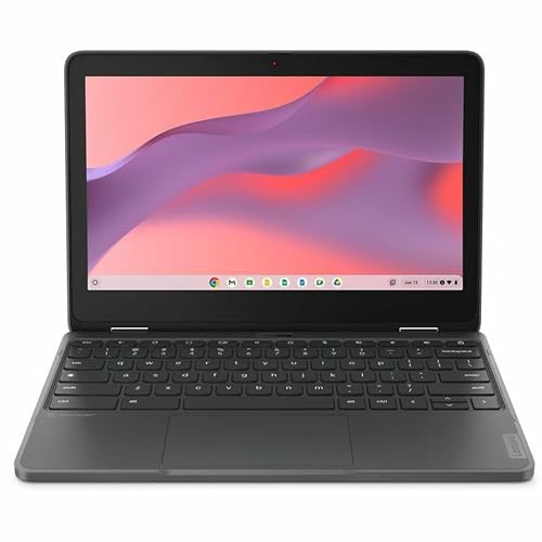 Lenovo 300e Yoga Chromebook Gen 4 82W2002KUS 11,6 écran tactile convertible 2 en 1 Chromebook HD Octa-core (ARM Cortex A76 + Cortex A55) 8 Go Mémoire Flash 64 Go Clavier anglais