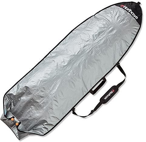 Northcore Surfing and Watersports Accessories - Roll Top 5mm Adjustable 5'4-7'2 Board Bag - UV Sun Protection and SPF