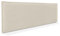 DHOME Plain Natural Leinen Kopfteil mit Einfassung gepolstertes Kopfteil Bett Modernes Schlafzimmer TOP Trending (Beige, 160cm (Betten 150/160))