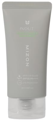 [MIZON] INOUT WATERY SHEER SUNSCREEN SPF50 PA++++ (50 ml) Soin coréen - Ultra hydratant - Protection solaire 24H - Convient aux peaux acnéiques/sensibles - 100% Vegan