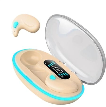 Générique Sports Earphones, Noise Cancelling in Ear Headset, Clear Sound Invisible Earbuds, Wireless Lightweight Design for Workouts, Travel, and Daily Use, ABS