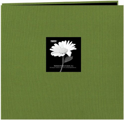 Pioneer Photo Albums Scrapbook, Herbal Green, 12 x 12