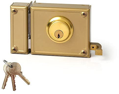 CERRADURA DE SOBREPONER GOLPE Y LLAVE IZQUIERDA JIS 12-10I JIS