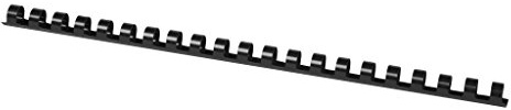 Q-Connect 12mm Binding Comb - Black (Pack of 100)