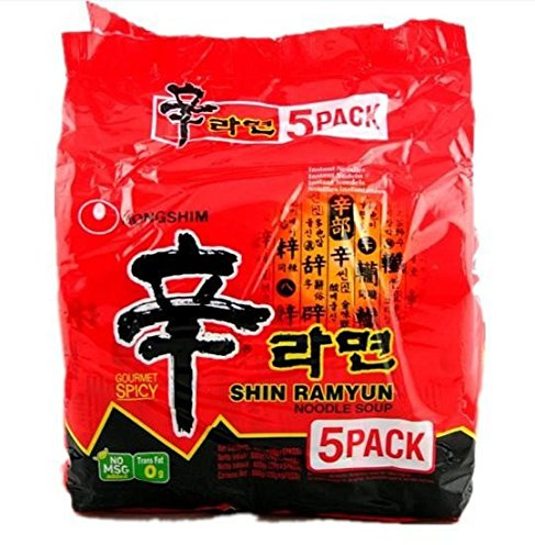 NONGSHIM - Nouilles instantanées Shin Ramyun - (5 X 120 GR)