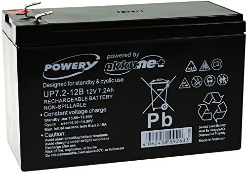 Powery Batería de Gel para SAI APC Back-UPS ES 700