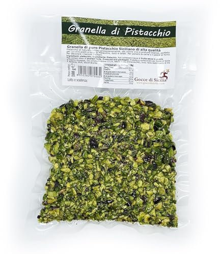 Gocce di Sicilia - Granella di Pistacchio Siciliano – Confezione da 100 g