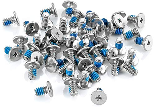 Poppstar Tornillos disco duro para discos duros de 3,5 (#6-32 UNC x 6 mm; plateado) set de 50 piezas