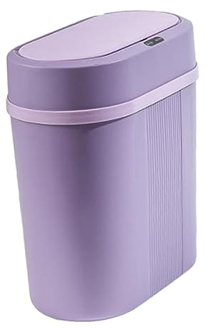 JISADER Pattumiera Intelligente, pattumiera touchless, pattumiera salvaspazio, pattumiera da Cucina, pattumiera da Bagno, per Bagno, Soggiorno