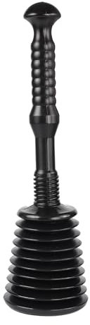 Dekton Master Plunger - Large | master Plunger Use To Unblock Kitchen Sinks, Waste Disposal Units, Showers| Heavy-duty Rubber Cup| Extra-long Handle For Superior Leverage| Effortlessly Clears Clogs