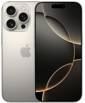 Apple iPhone 16 Pro 1 TB: 5G Mobile phone with Apple Intelligence, Camera Control, 4K 120 fps Dolby Vision and a Huge Leap in Battery Life. Works with AirPods; Natural Titanium