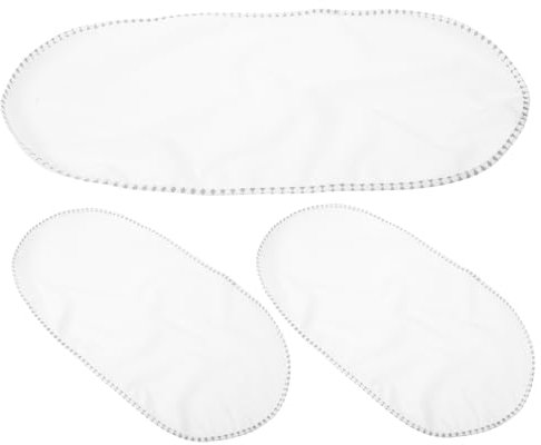 JOINPAYA 3er-pack Tragbare Wickelunterlage Aus Baumwolle für Babys Auslaufsichere Einlage Waschbar unter Den Unterlagen für Unterwegs