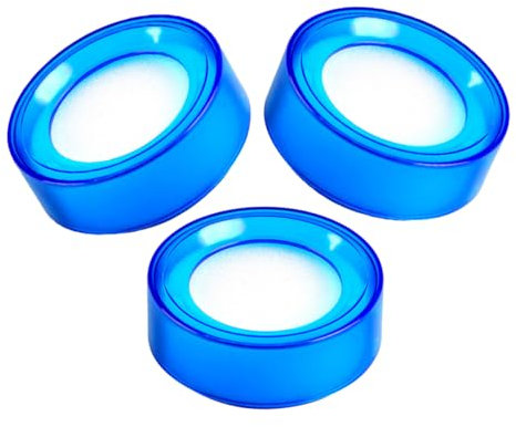 KOMBIUDA 3 STK Geldzählende Handfeuchte Vorrichtung Kragen Der Dritten Generation Geld Nasse Hand Schild Stift Stehen Lanyard Aquarium Dekorationshöhle Mini-gefrierschrank Korb Blue Schwamm