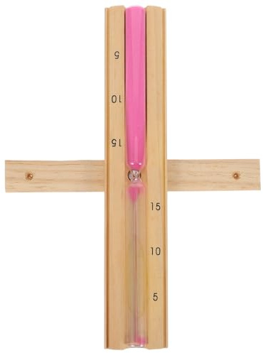 Toyvian Temporizador De Reloj De Arena De Madera para Sauna De Minutos Resistente Al Calor para Saunas De SPA
