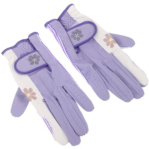 BELLIFFY Guanti da Golf per Donna Traspiranti Taglia 20, Set da 1 Paio Presa Stabile e Resistenza All’usura, Guanto Sportivo Confortevole per Gioco su Campo da Golf